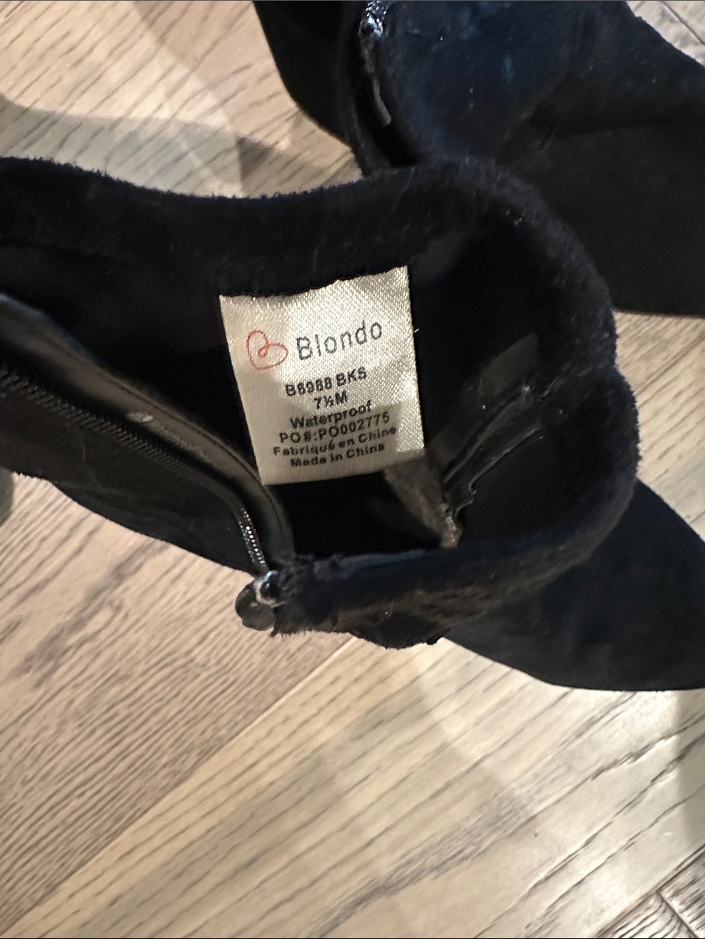 Suede Waterproof Ankle Boot